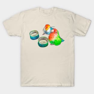 The watercolor parrots T-Shirt